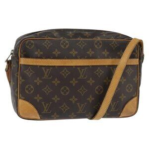 Authentic LOUIS VUITTON Monogram Trocadero 30 Shoulder Bag M51272 LV